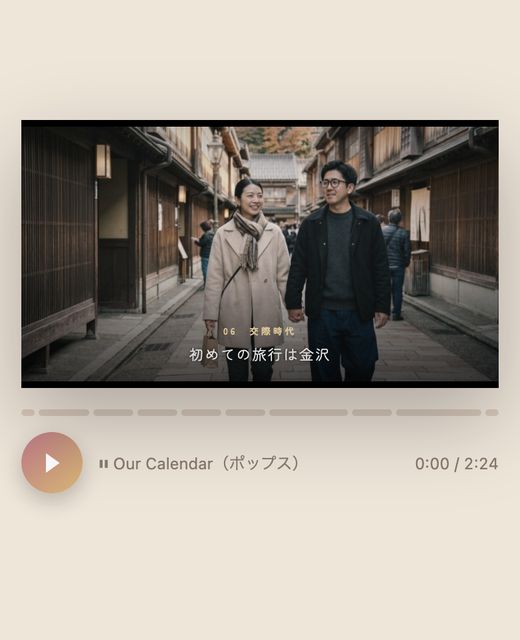 ムービーのプレビュー画面